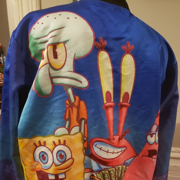 Spongebob Squarepants Baseball Style Oddity Jacket - Picture 11 of 11